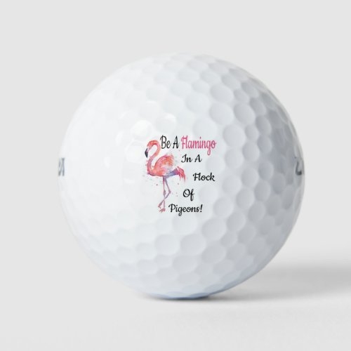 flamingo love  t _shirt golf balls