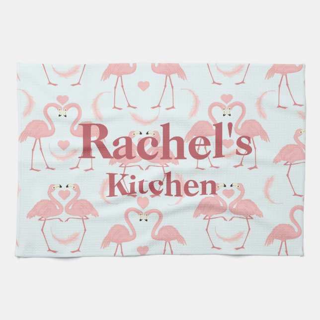 Flamingo Love Towel (Horizontal)