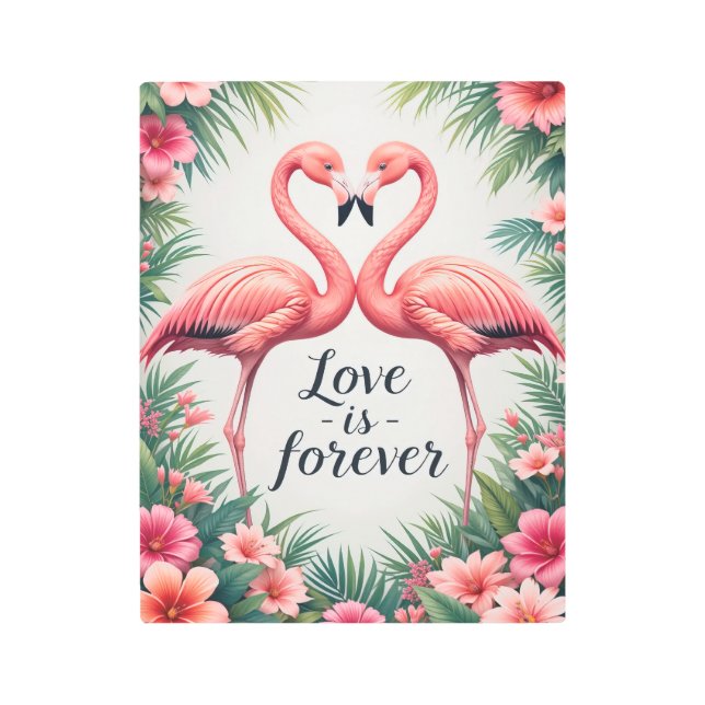 Flamingo Love Tropical Art (Front)