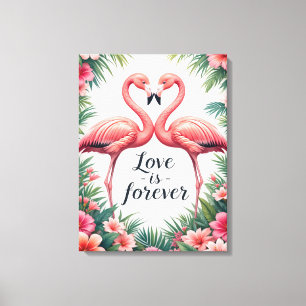 Flamingo Love Tropical Decor