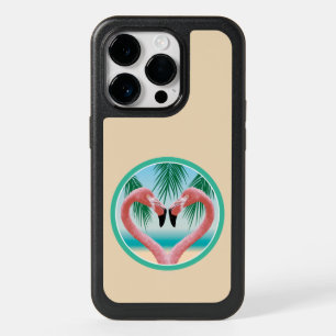 Flamingo Love (Tropical Valentine) OtterBox iPhone