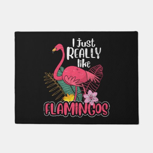 Flamingo Lover   Doormat