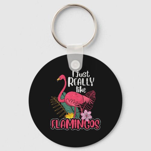 Flamingo Lover   Keychain