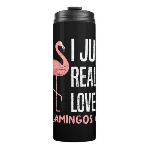 Flamingo Lover Love Animals Gift Thermal Tumbler