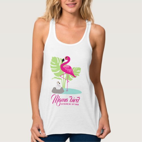 flamingo mama bird hatchling due custom t_shirt tank top