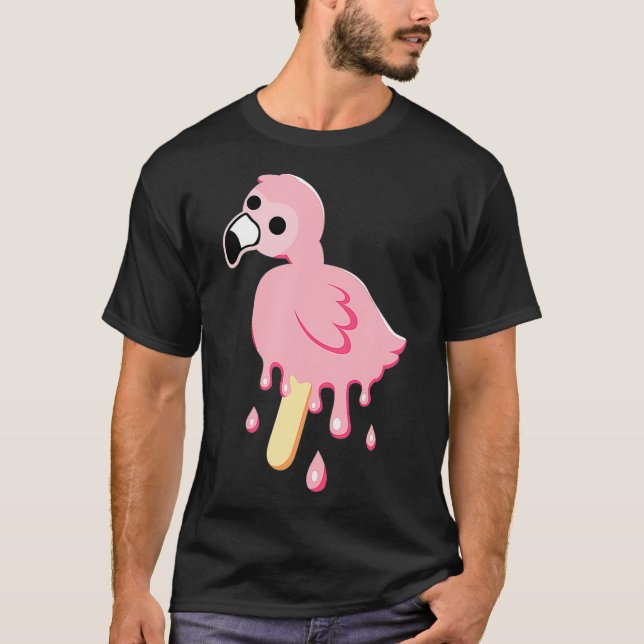 Flamingo Merch mrflimflam Bird Popsicle  (2) T-Shirt (Front)