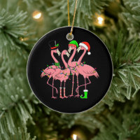 Flamingo Merry Christmas Funny Flamingo Lover Gift