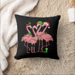 Flamingo Merry Christmas Funny Flamingo Lover Gift Throw Pillow<br><div class="desc">Flamingo Merry Christmas Funny Flamingo Lover Gift</div>