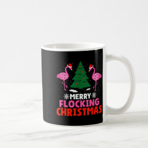 Flamingo Merry Flocking Christmas Funny Xmas Men W Coffee Mug