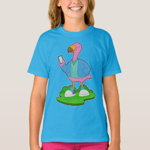 Flamingo Mobile phone T-Shirt
