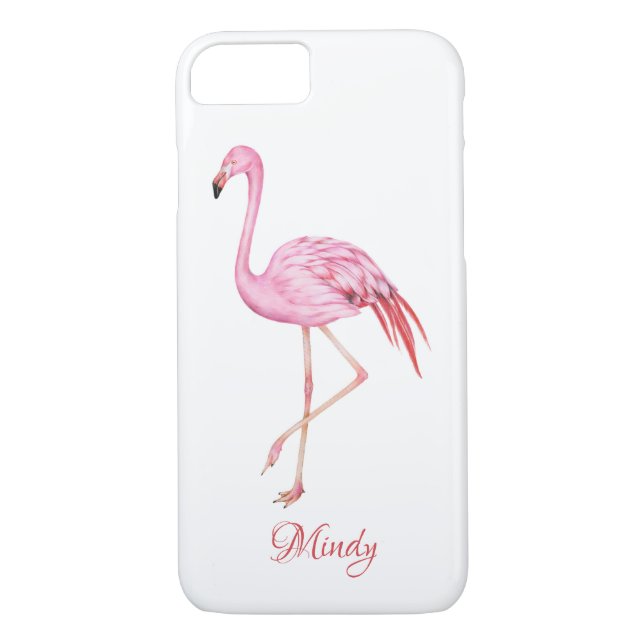 Flamingo Monogram Phone Case (Back)