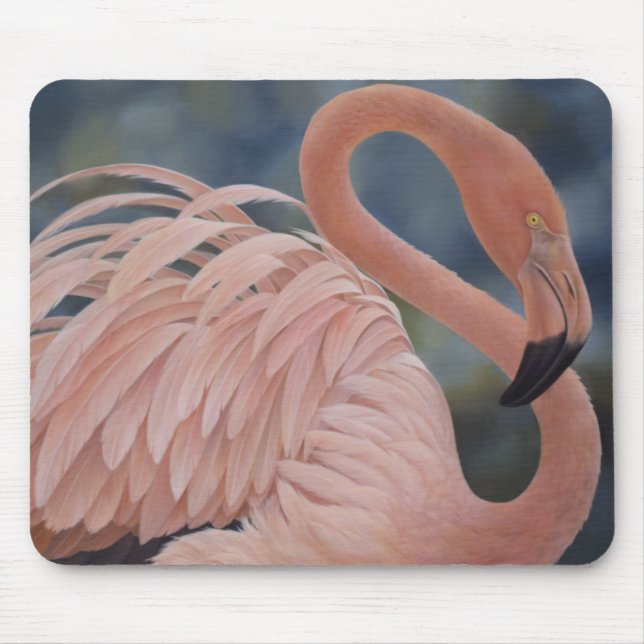 Flamingo Mouse Pad (Front)