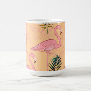 Flamingo Mug Golden Yellow & Pink