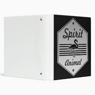 Flamingo   My Spirit Animal Flamingo Costume 3 Ring Binder