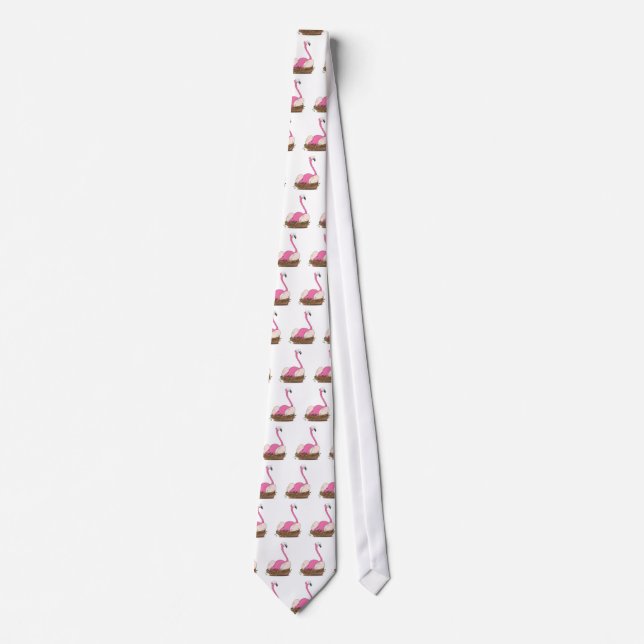 flamingo neck tie (Front)