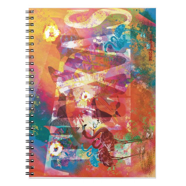 Flamingo Notepad Notebook (Front)