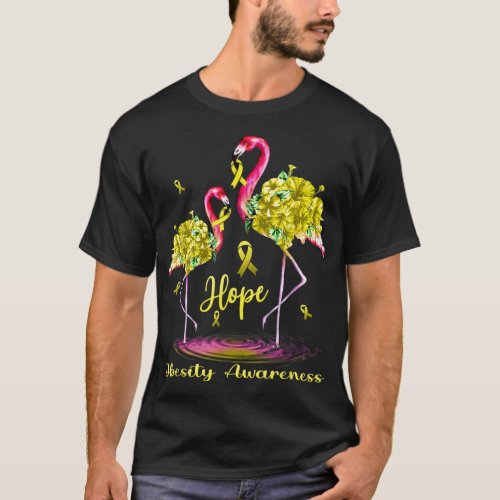 Flamingo Obesity Awareness T T_Shirt