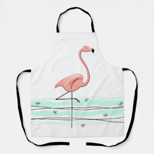 Flamingo Ocean all over apron