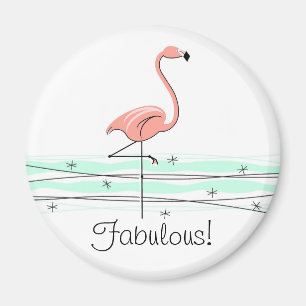 Flamingo Ocean Fabulous magnet