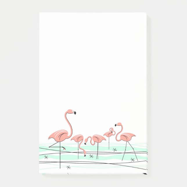 Flamingo Ocean Group post-it Post-it Notes (Front)