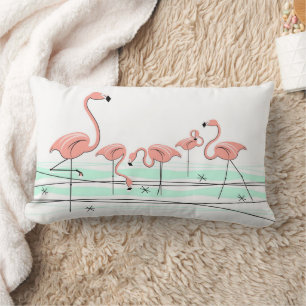 Flamingo Ocean Group striped back lumbar Pillow