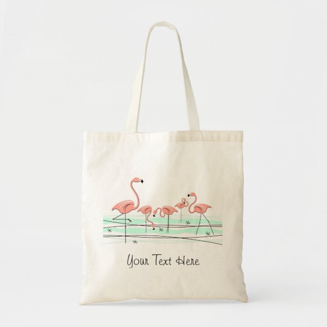 Flamingo Ocean Group 'Text' tote bag (Front)
