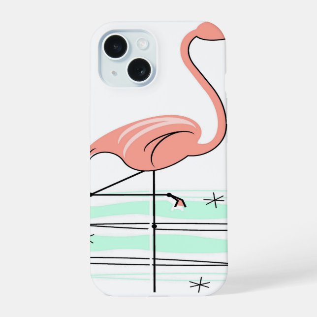 Flamingo Ocean iPhone case (Back)