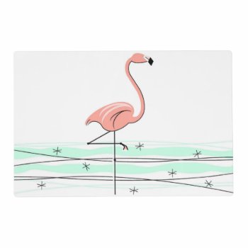 Flamingo Ocean Laminated Placemat by QuirkyChic at Zazzle