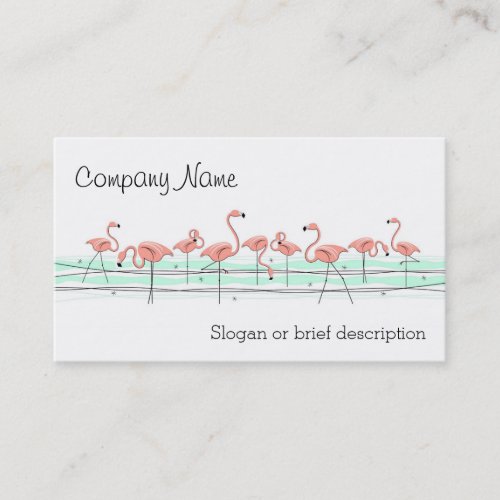 Flamingo Ocean Line business card