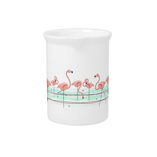 Flamingo Ocean Line pitcher (Front)