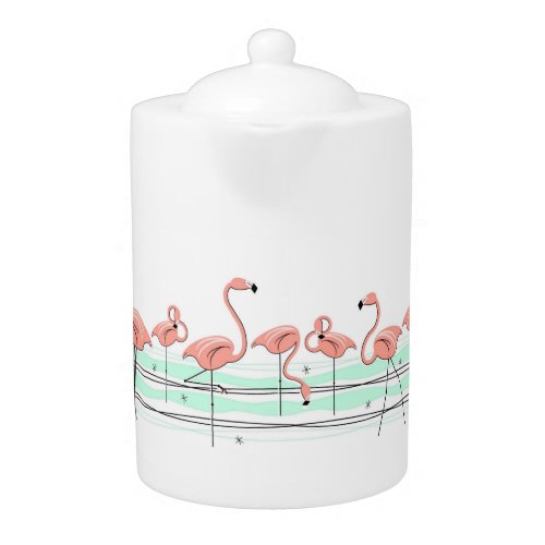 Flamingo Ocean Line teapot