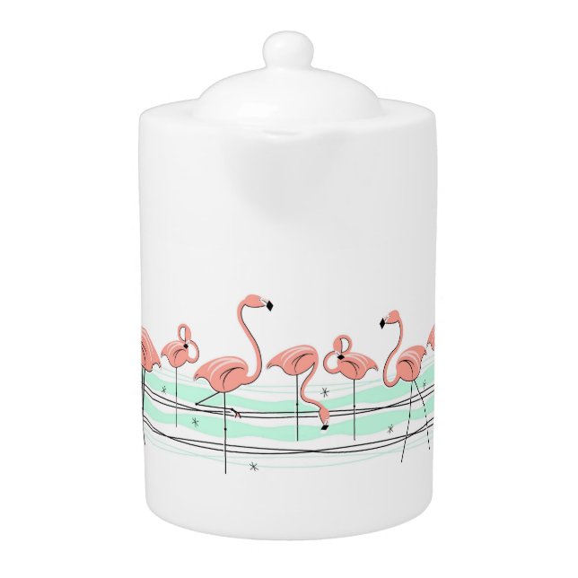 Flamingo Ocean Line teapot (Front)