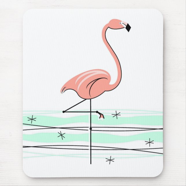 Flamingo Ocean mousepad (Front)
