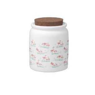 Flamingo Ocean Multi candy jar