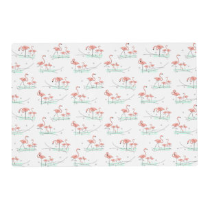 Flamingo Ocean Multi laminated placemat