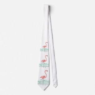 Flamingo Ocean tie