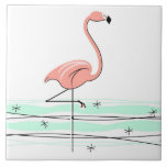Flamingo Ocean Tile at Zazzle
