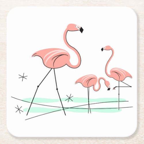 Flamingo Ocean Trio 2 coasters