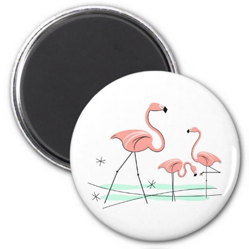 Flamingo Ocean Trio 2 magnet