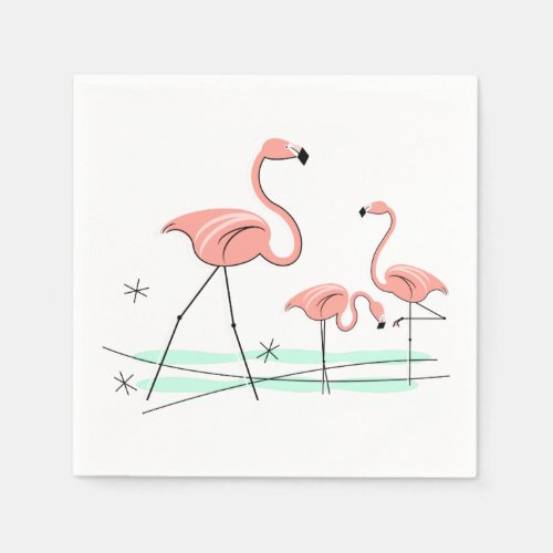 Flamingo Ocean Trio 2 paper napkins
