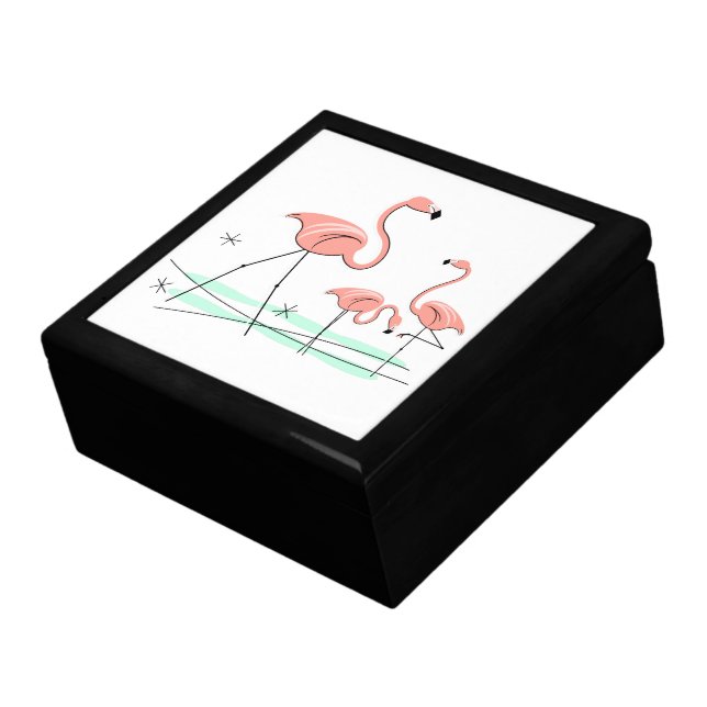 Flamingo Ocean Trio 2 tile gift box (Side)