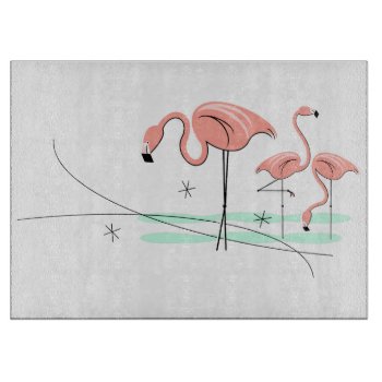 Flamingo Ocean Trio 3 Cutting Board by QuirkyChic at Zazzle
