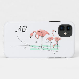 Flamingo Ocean Trio 3 'Monogram' iPhone 11 tough iPhone 11 Case