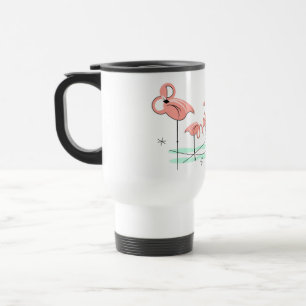 Flamingo Ocean Trio travel mug