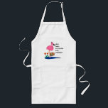 Flamingo on Vacation Apron<br><div class="desc">Fanny Flamingo goes on vacation. Funny pages style design is a great gift for her.</div>