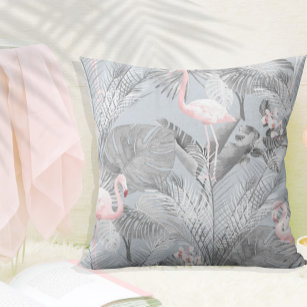 Orchid top throw pillows