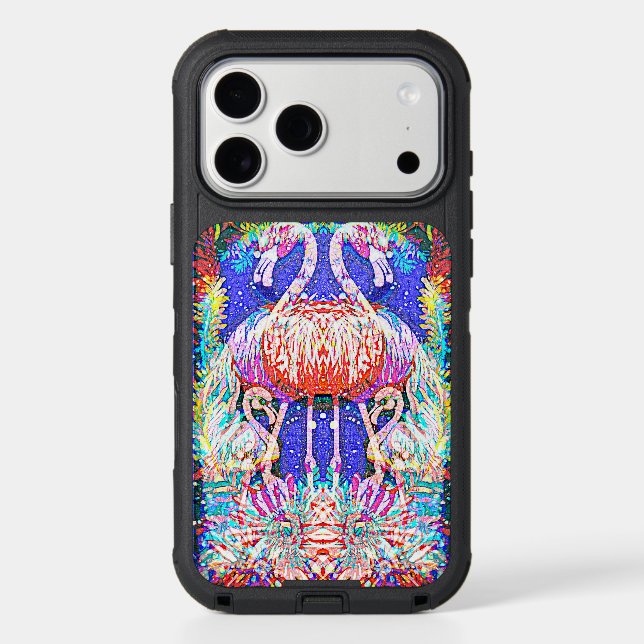 Flamingo Otterbox iPhone Case 17 pro max (Back)