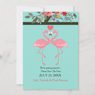Flamingo Pair Invitation