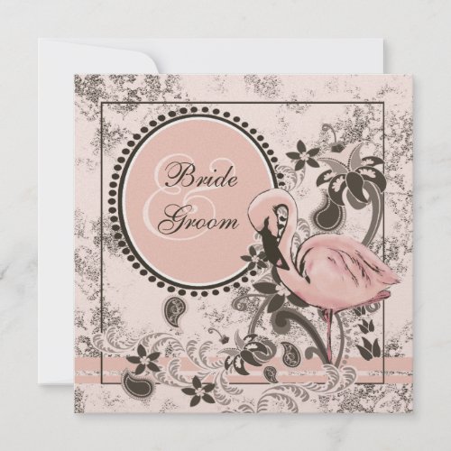 Flamingo Paradise Custom Invitations