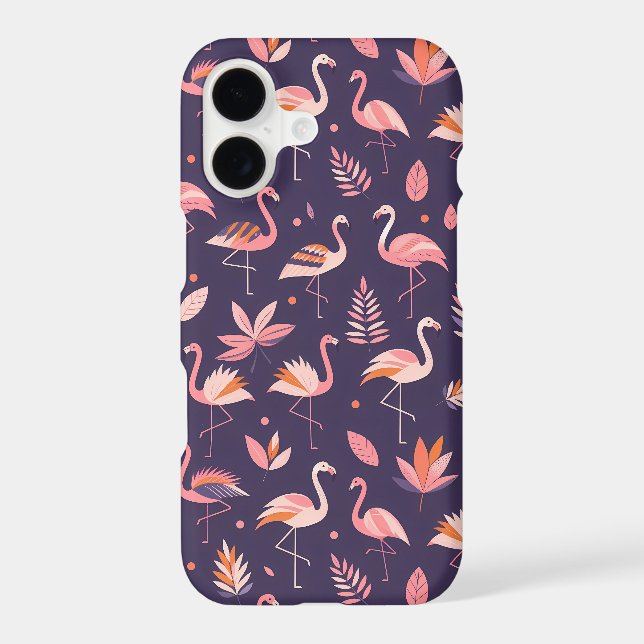 Flamingo Paradise Pattern Iphone Case (Back)